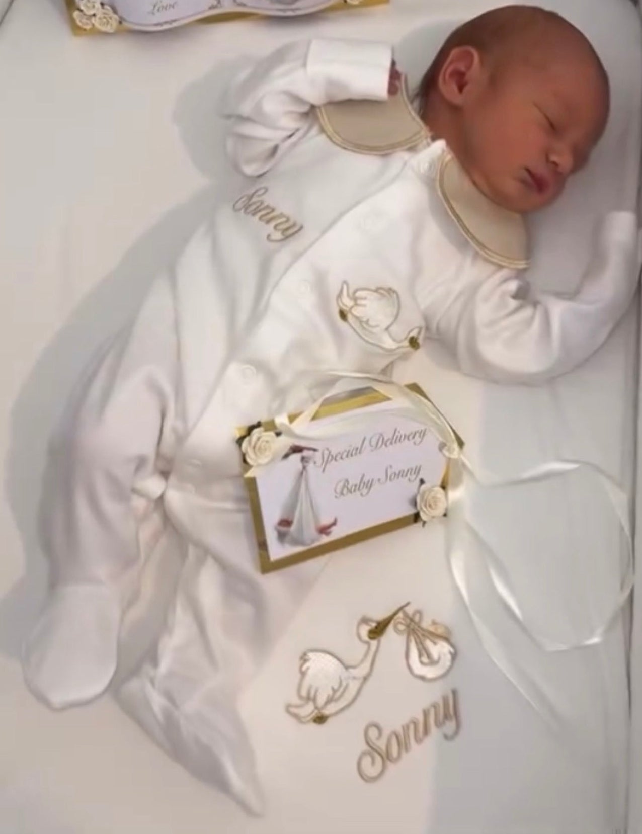 Stork Baby Grow