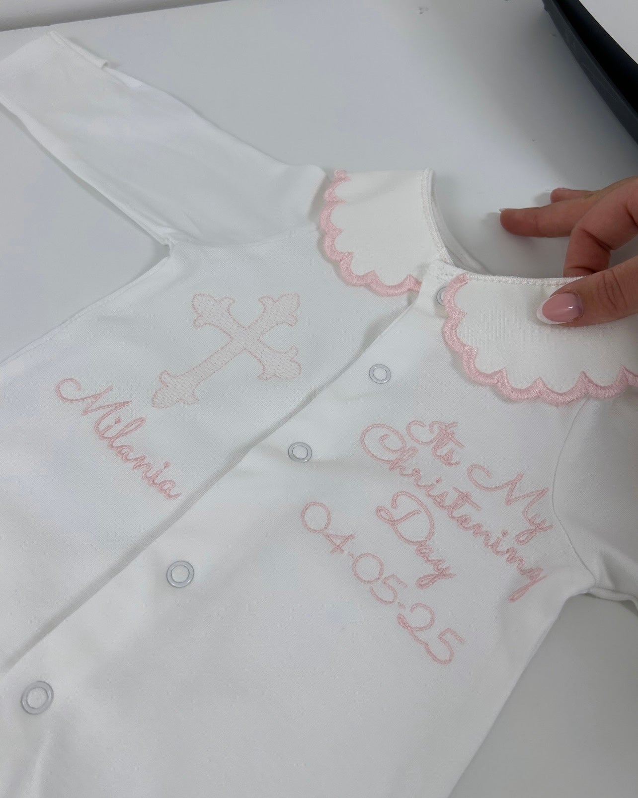 Christening Babygrow 1