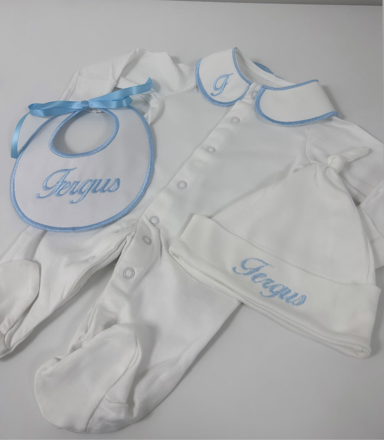 Initial Collar Babygrow