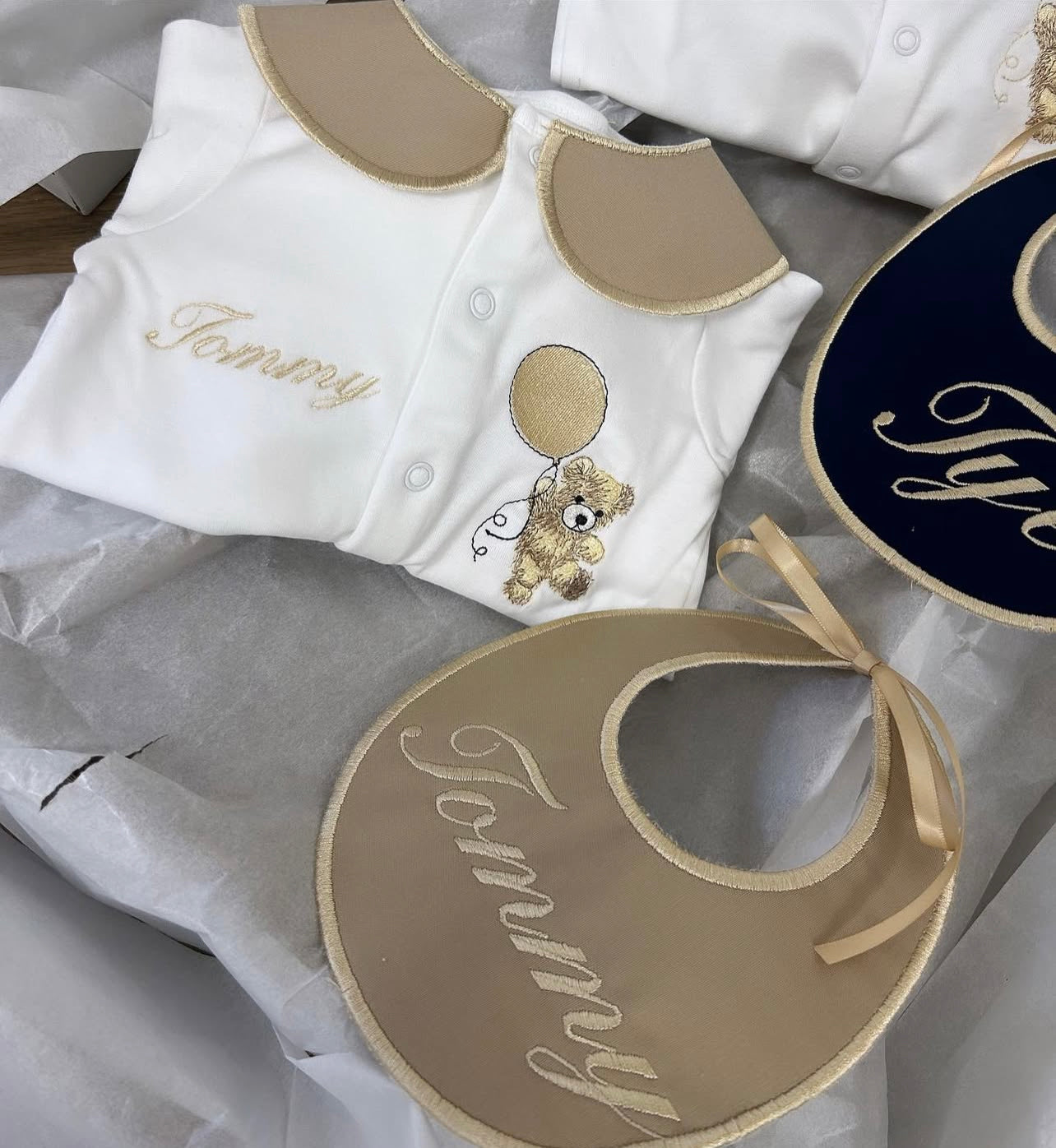 Teddy Balloon Baby Grow
