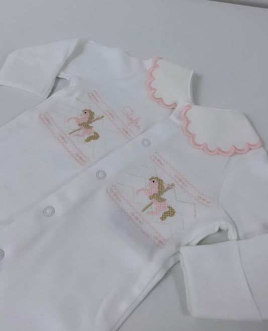 Smock Horse Babygrow