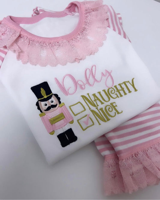 Christmas Girls Nutcracker Pjs