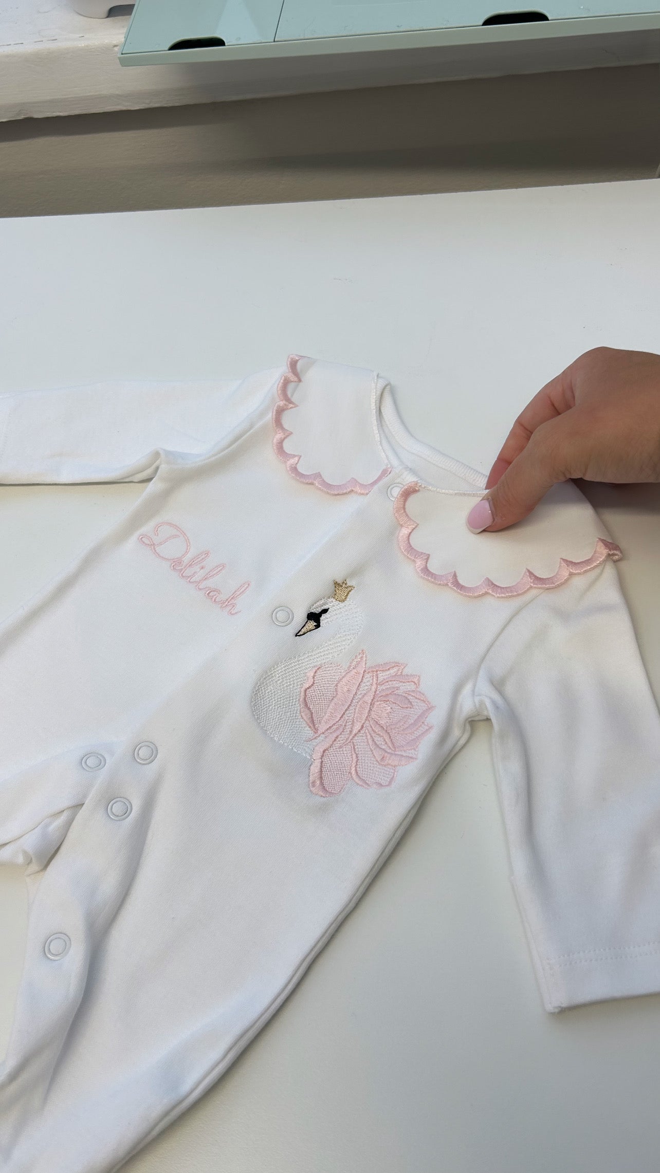 Swan 1 Baby Grow